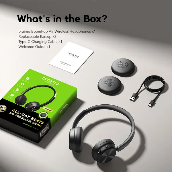 oraimo-Headphone-BoomPop-Air-OHP-316-12-Whats-in-the-Box oraimo BoomPop Air Lightweight On-Ear Wireless Headphones