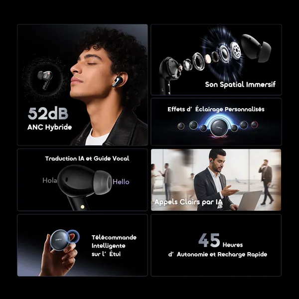 oraimo-True-Wireless-Earbuds-SpaceBuds2-OTW-631-2-Features-FR oraimo SpaceBuds 2 Écouteurs True Wireless AI Smart – Gris spatial