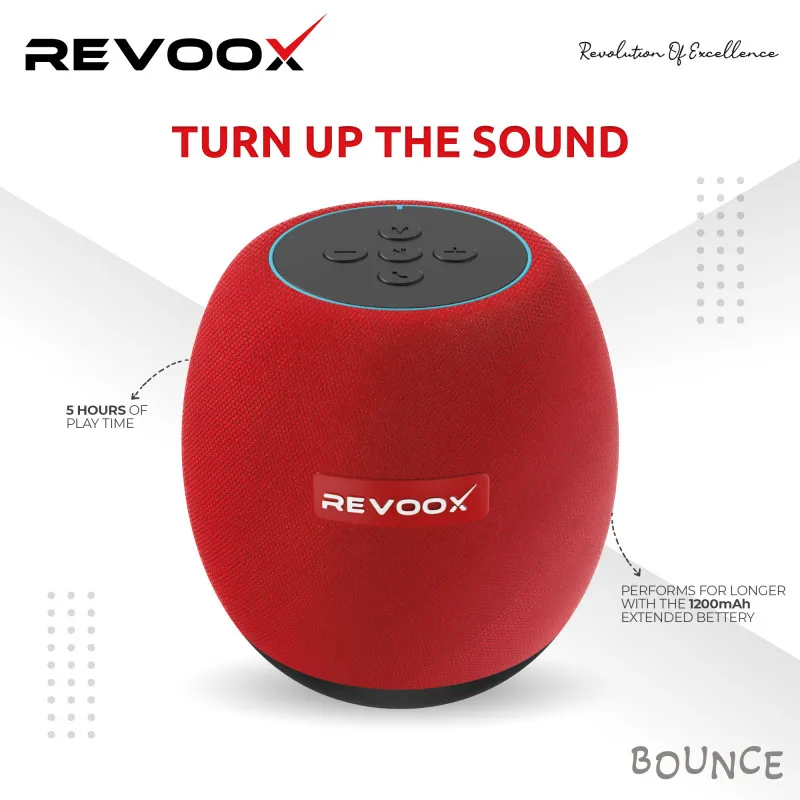 REVOOX Speaker BOUNCE RS-B01 Rouge REVOOX Speaker BOUNCE RS-B01 Rouge