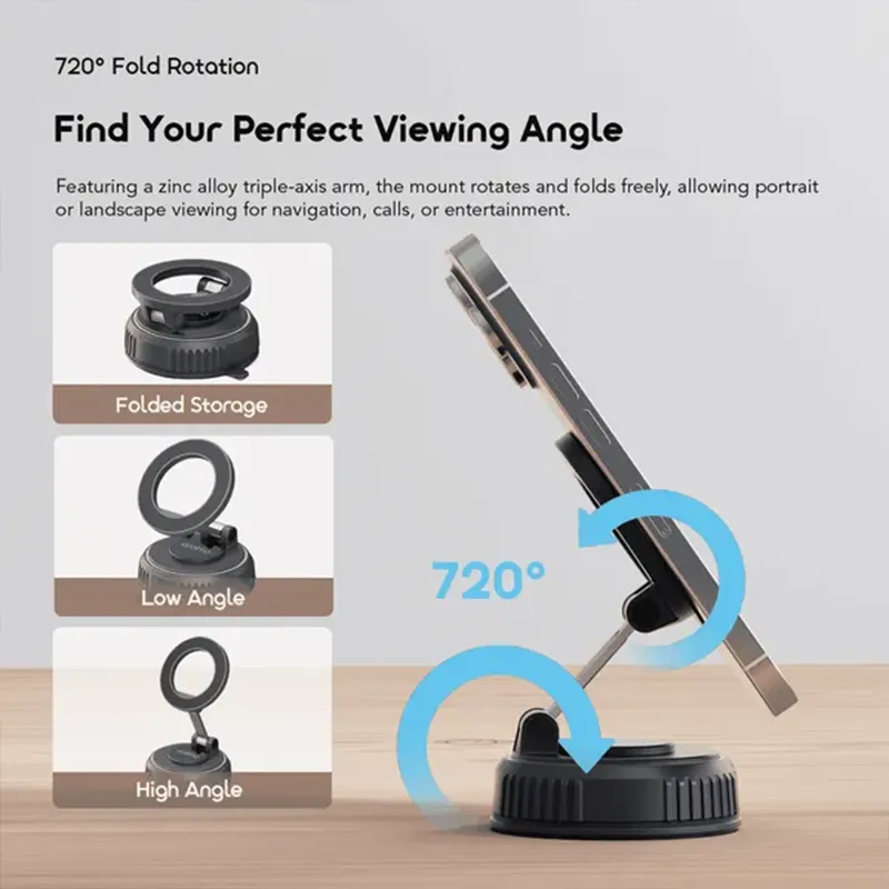oraimo Hydra 6 Firm Flexible Car Mount