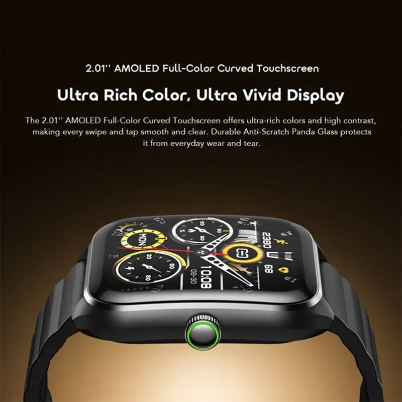 oraimo Watch Nova 2 2.01 AMOLED IP68 Curved gadget morocco