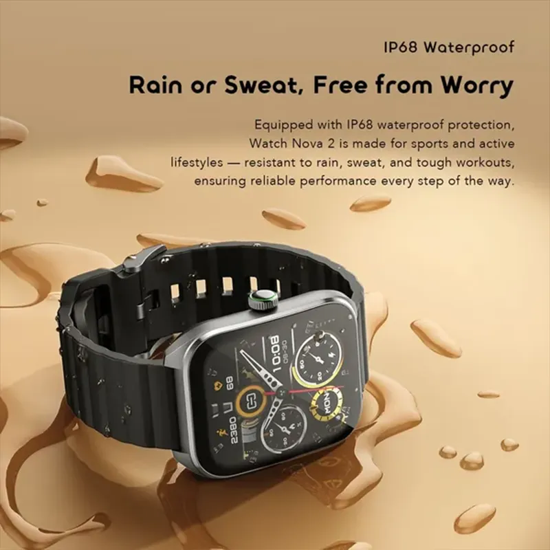 oraimo Watch Nova 2 2.01 AMOLED IP68 Curved gadget morocco