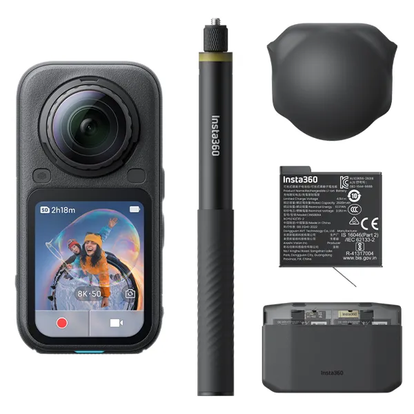 Insta360 X6 Essentials Bundle Midnight Noir